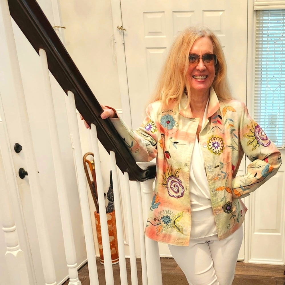 Indigo Moon Statement Jacket, Medium, $45 - image 5